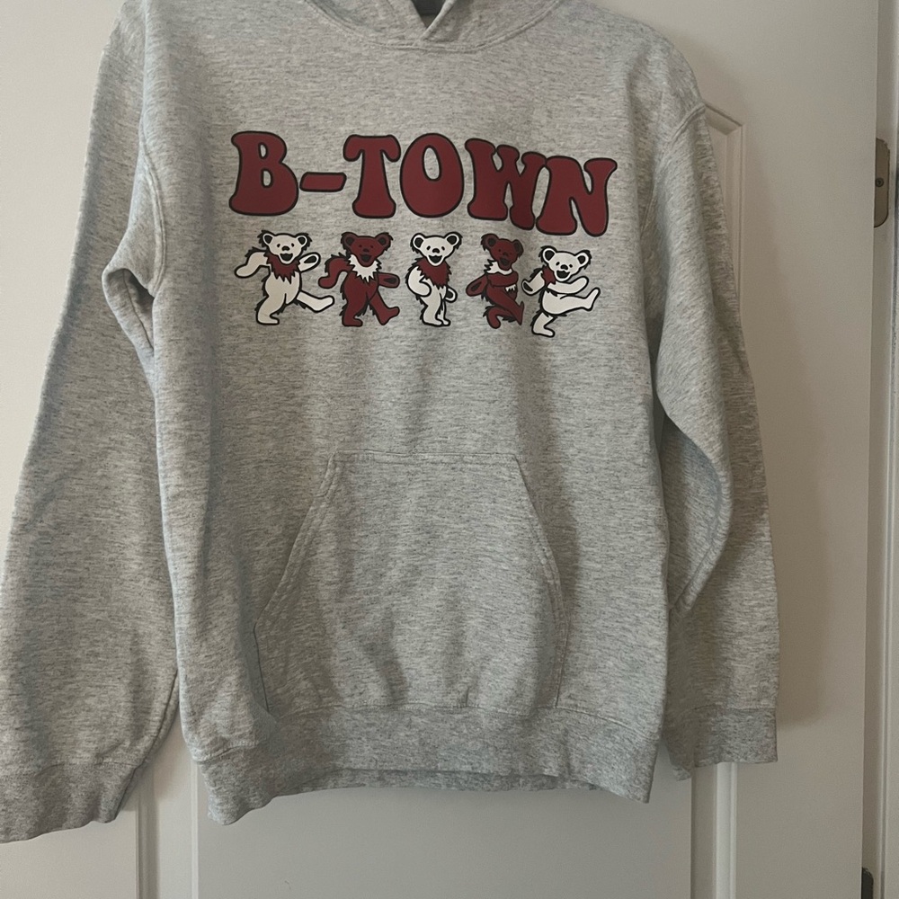 Gray B-Town Hoodie with Dancing Bears